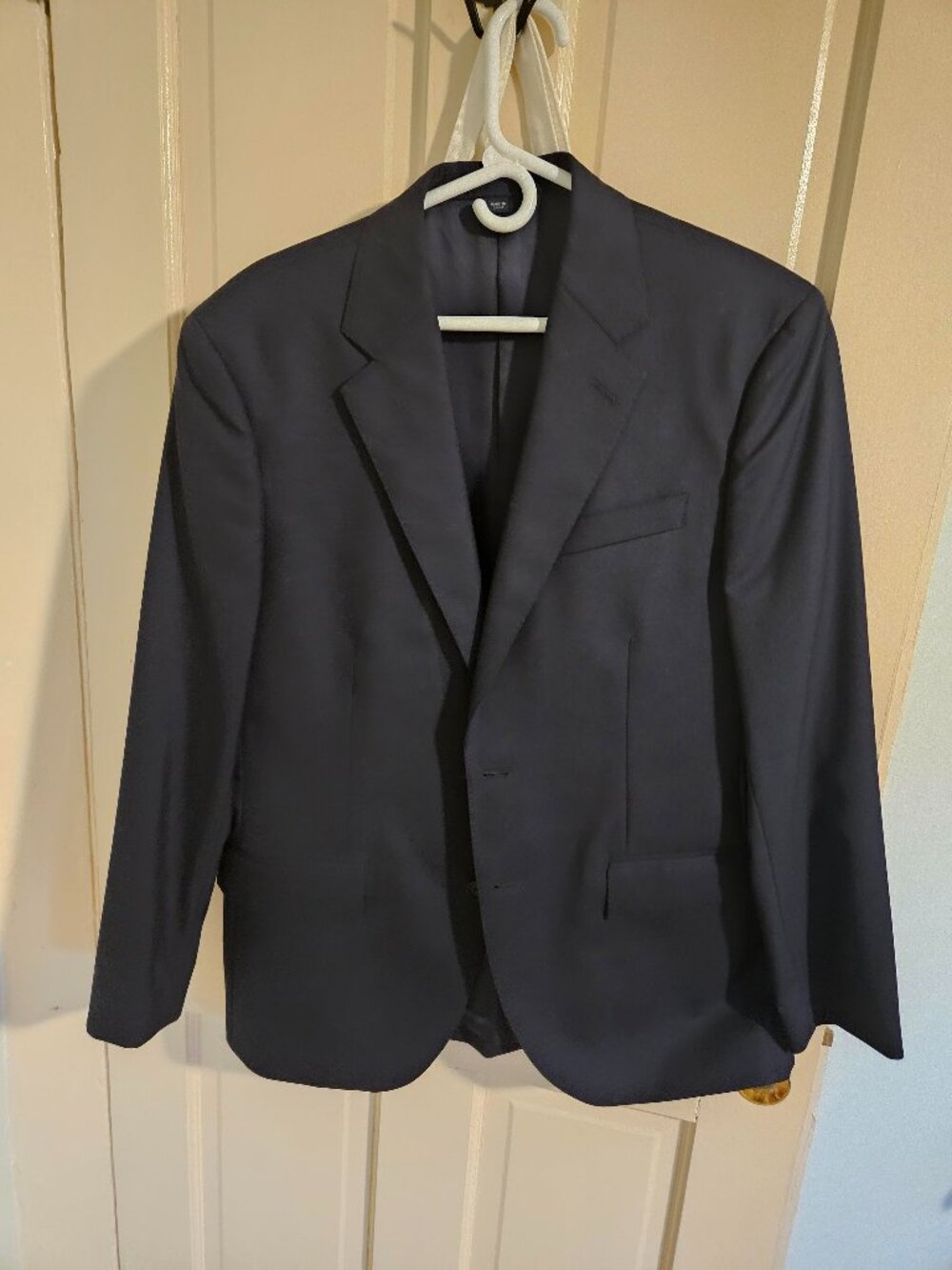 J Crew Navy Suit Jacket, 40 S